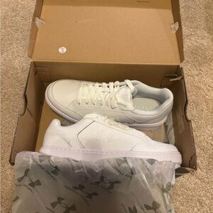 Under Armour Classic White Women's Shoes Size 8 UA Official